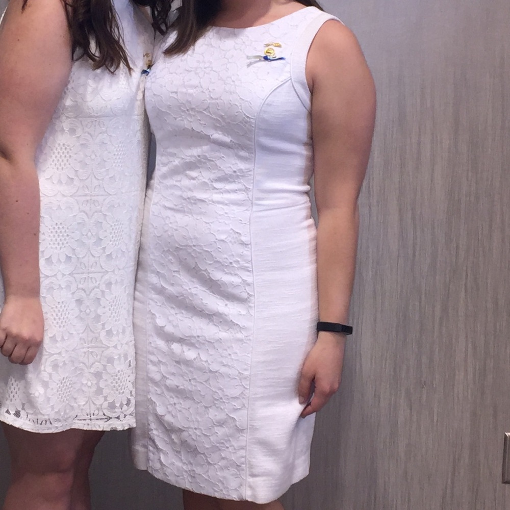 White Lilly Pulitzer Shift Dress